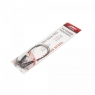 Поводок стальной NAMAZU Leader 1х7 Nylon Coated Black, d-0,36 мм, L-20 см, test- 16 кг (уп. 5 шт.), N-17LSB36-20L