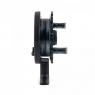 Катушка инерционная Namazu Black Fury Long, пластиковая, 2 подшипника, р. 7,5 см, N-BFL75P06