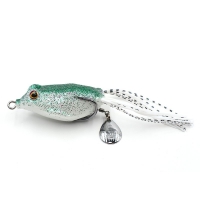 Лягушка-незацепляйка Namazu FROG с лепестком, 55 мм, 10 г,цвет 03, крючок-двойник YR Hooks (BN) #1, N-FP55-10-03