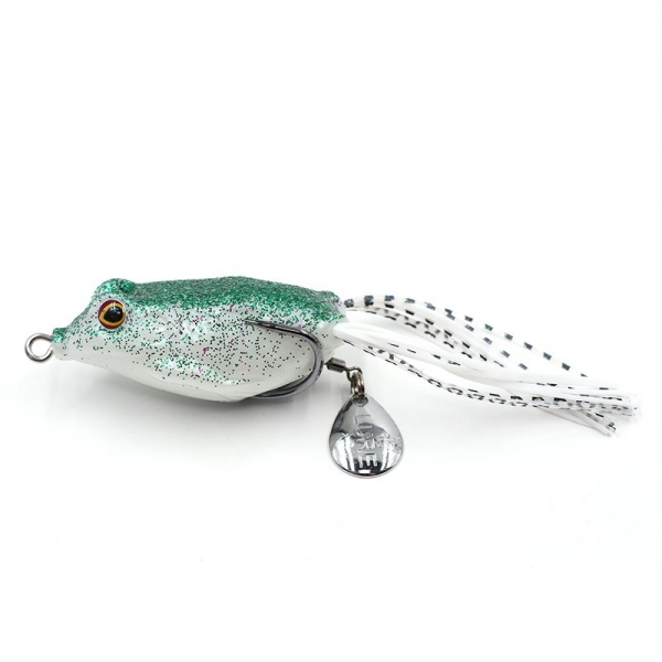 Лягушка-незацепляйка Namazu FROG с лепестком, 55 мм, 10 г,цвет 03, крючок-двойник YR Hooks (BN) #1, N-FP55-10-03