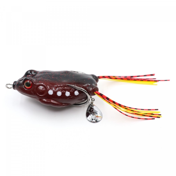 Лягушка-незацепляйка Namazu FROG с лепестком, 65 мм, 18 г,цвет 04, крючок-двойник YR Hooks (BN) #3, N-FP65-18-04
