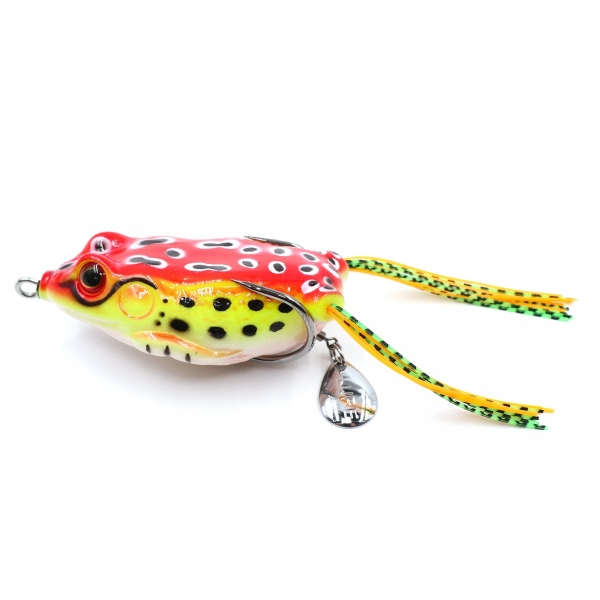 Лягушка-незацепляйка Namazu FROG с лепестком, 65 мм, 18 г,цвет 09, крючок-двойник YR Hooks (BN) #3, N-FP65-18-09