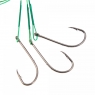 Поводок стальной NAMAZU Leader 1х7 Nylon Coated Green, d-0,33 мм, L-30 см, с одинарным крючком 92247, N-LS33-30BH1L