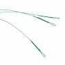 Поводок стальной NAMAZU Leader 1х7 Nylon Coated Green, d-0,33 мм, L-30 см, с одинарным крючком 92247, N-LS33-30BH1L