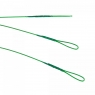 Поводок стальной NAMAZU Leader 1х7 Nylon Coated Green, d-0,48 мм, L-40 см, с одинарным крючком 92247, N-LS48-40BH2/0L