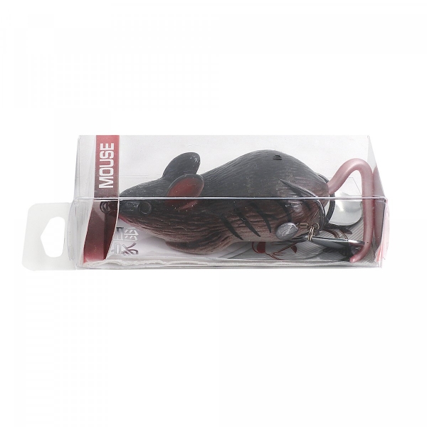 Мышь-незацепляйка Namazu MOUSE с лепестками, 76 мм, 26 г, цвет 11, крючок-двойник YR Hooks (BN) #2, N-MP76-26-11