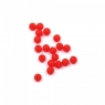 Бусина фидерная Namazu Soft Beads, PVC, круглая, d-5 мм, цв. фц. красный (20 шт.), N-SBF-01