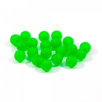 Бусина фидерная Namazu Soft Beads, PVC, d-5 мм, круглая, цв. темно-зеленый (20 шт.), N-SBF-09