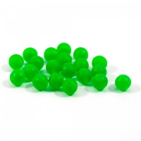 Бусина фидерная Namazu Soft Beads, PVC, d-7 мм, круглая, цв. темно-зеленый (20 шт.), N-SBF-11