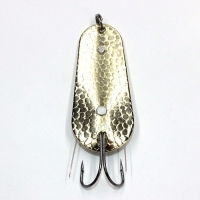 Блесна незацеп. Namazu SilverMoon, вес 18 г, цвет 02 (латунь), N-SM18-02
