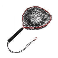 Подсачек форелевый Namazu Trout Fly Net, овальный обод 40х35 см, силиконовый, N-TFNS40-20