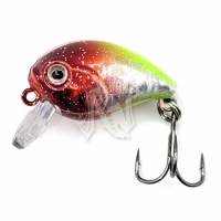 Воблер Namazu Crystal Crank, L-27мм, 2,4г, крэнк, медленно тонущий (0,5-1,0м), цвет №4, N31-27-C04