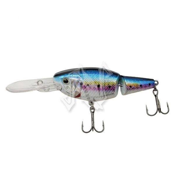 Воблер Namazu Jointed Zun Shad, L-70 мм, 12,3г, крэнк, составной, плавающий (0,5-2,5м), цвет №14, N37-70-C14