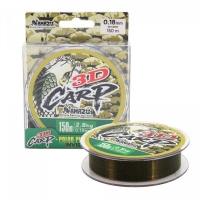 Леска Namazu 3D Carp, L-150 м, d-0,18 мм, test-2,8 кг, 3D Camo, N3DC150-0,18