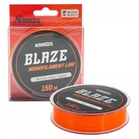 Леска Namazu Blaze, L-150 м, d-0,37 мм, test-9 кг, оранжевая, NB150-0,37