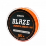 Леска Namazu Blaze, L-150 м, d-0,41 мм, test-12 кг, оранжевая, NB150-0,41