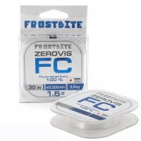 Флюорокарбон Frostbite ZeroVis FC, #1.5, L-30 м, d-0,205 мм, test-3,90 кг, прозрачный, NFB-ZVFC30-1.5