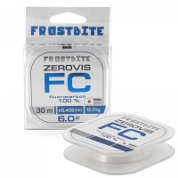 Флюорокарбон Frostbite ZeroVis FC, #6.0, L-30 м, d-0,405 мм, test-12,00 кг, прозрачный, NFB-ZVFC30-6.0