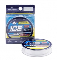 Шнур плетеный Namazu "Ice-Stra" 4Х, L-30 м, d-0,14 мм, test-9,1 кг, белый, NIS30-0,14