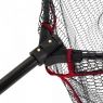 Подсачек складной телескопич. Namazu Pro NoKnot Net PVC, L-160 см, квадр.складной обод 60 см,PVC, NP-NKNP60-160