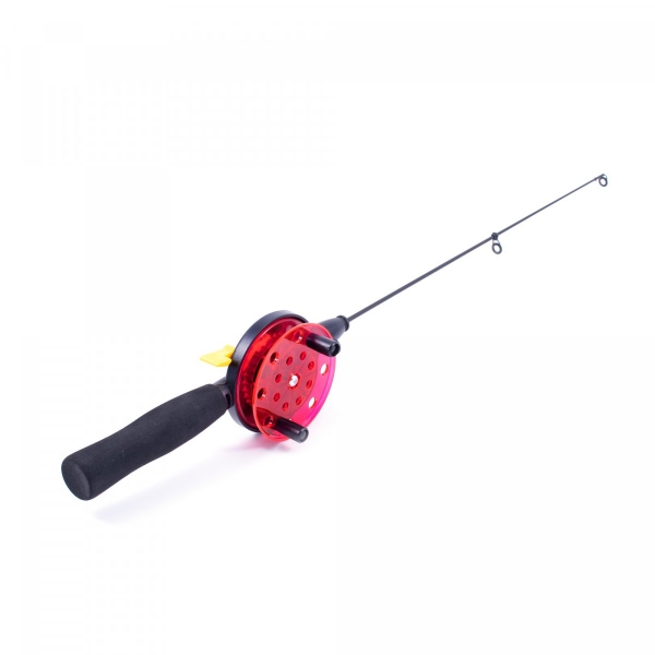 Удочка штекерная зимняя Namazu "Ice Perch Fishing", L=57 см, с катушкой d=75 мм, стеклопластик, NROD40-057-75F
