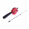 Удочка штекерная зимняя Namazu "Ice Perch Fishing", L=60 см, с катушкой d=90 мм, стеклопластик, NROD40-060-90F