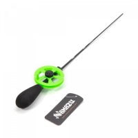 Удочка зимняя Namazu Ice Play 40, карбон, цв. салатовый матовый, NROD48-040GR