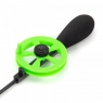 Удочка зимняя Namazu Ice Play 40, карбон, цв. салатовый матовый, NROD48-040GR