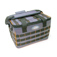 Сумка рыболовная "СЛЕДОПЫТ" Base Lure Bag XL, 38х26х25 см, цв. серый + 5 коробок Luno 28, PF-BBA-01