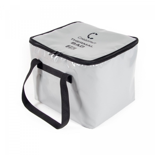 Сумка изотермическая ПВХ СЛЕДОПЫТ Thermal Bag, 35х25х28 см, 25 л, цв. серый, PF-BI-TB11