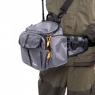 Сумка рыболовная "СЛЕДОПЫТ" Fishing Hip Bag T2, 27х23х17 см, цв. серый, PF-BM-04