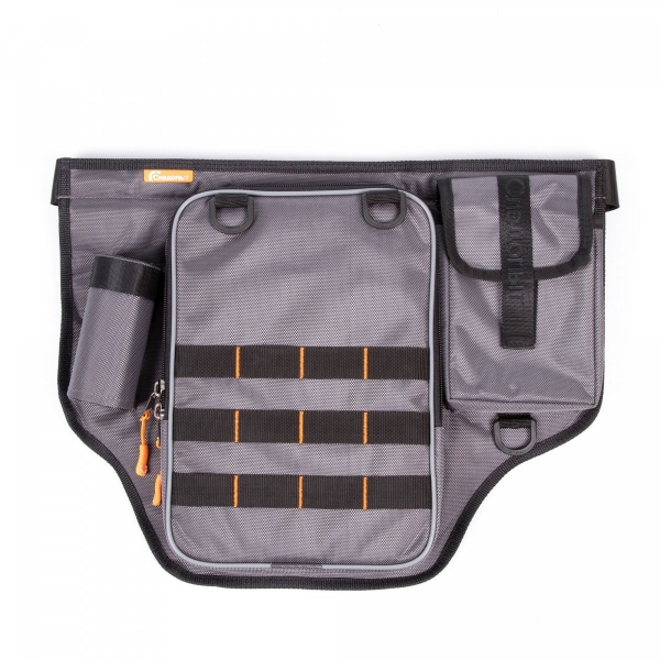 Сумка рыболовная поясная "СЛЕДОПЫТ" Fishing Belt Bag Light, 44х35х6 см, без коробок, цв. серый, PF-BPO-03.1