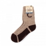 Термоноски "Следопыт" Organic wool socks YAK, tobacco brown, р.41-43, PF-TS-75