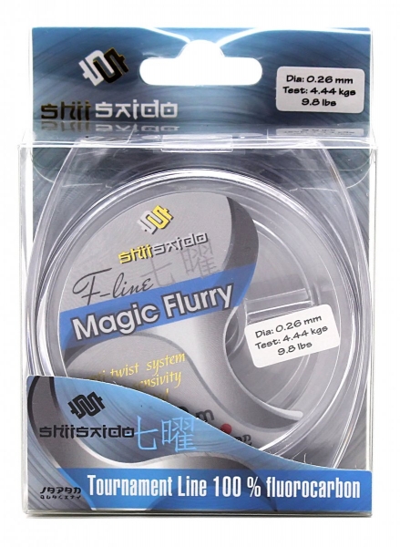 Флюорокарбон "Shii Saido" Magic Flurry, L-30 м, d-0,265 мм, test-4,67 кг, прозрачный, SFLMF30-0,26