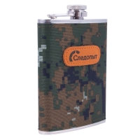 Фляжка Следопыт в оплетке из oxford camo pixel, 240 мл PF-BD-F21