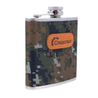 Фляжка Следопыт в оплетке из oxford camo pixel, 180 мл PF-BD-F20