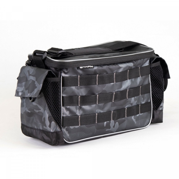 Сумка рыболовная "Yaman" Base Lure Bag L, 36х22х15 см, цв. серый камуфляж, без коробок, Y-BLB-01.1