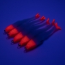 Поролоновая рыбка YAMAN Devious Minnow на двойнике, р. 105 мм, цвет 15 UV (5 шт.), Y-DM105-15