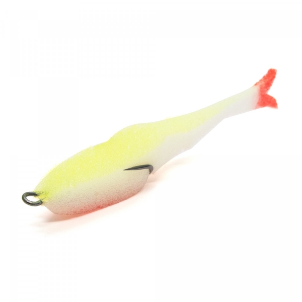 Поролоновая рыбка YAMAN Devious Minnow на двойнике, р. 105 мм, цвет 16 UV (5 шт.), Y-DM105-16