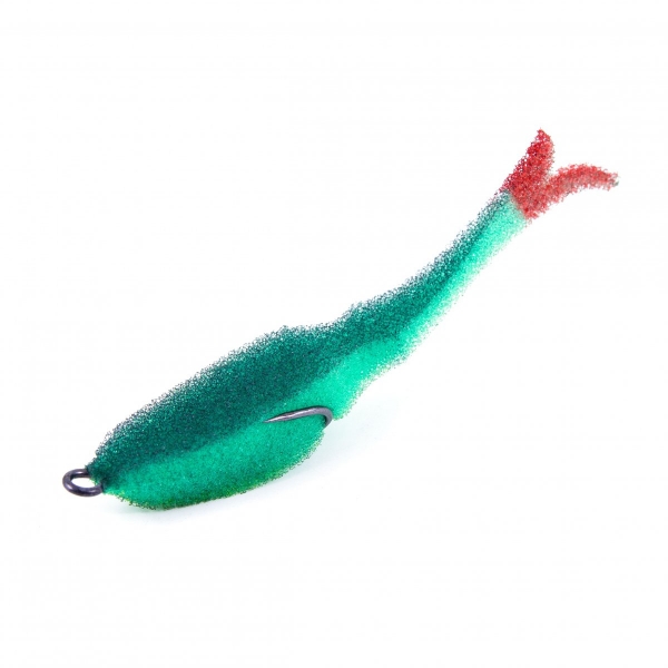 Поролоновая рыбка YAMAN Devious Minnow на двойнике, р. 105 мм, цвет 17 UV (5 шт.), Y-DM105-17