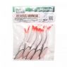 Поролоновая рыбка YAMAN Devious Minnow на двойнике, р. 105 мм, цвет 18 UV (5 шт.), Y-DM105-18