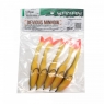 Поролоновая рыбка YAMAN Devious Minnow на двойнике, р. 105 мм, цвет 19 UV (5 шт.), Y-DM105-19