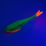 Поролоновая рыбка YAMAN Devious Minnow на двойнике, р. 105 мм, цвет 21 UV (5 шт.), Y-DM105-21