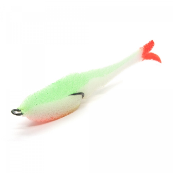 Поролоновая рыбка YAMAN Devious Minnow на двойнике, р. 105 мм, цвет 23 UV (5 шт.), Y-DM105-23