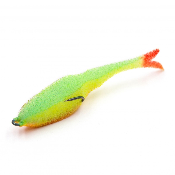 Поролоновая рыбка YAMAN Devious Minnow на двойнике, р. 105 мм, цвет 26 UV (5 шт.), Y-DM105-26