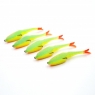 Поролоновая рыбка YAMAN Devious Minnow на двойнике, р. 105 мм, цвет 26 UV (5 шт.), Y-DM105-26