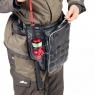 Сумка рыболовная поясная "Yaman" Fishing Belt Bag Light, 44х35х6 см, цв.сер.камуфляж + 1 кор. LUNO 2, Y-FBB-01