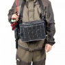 Сумка рыболовная поясная "Yaman" Fishing Belt Bag, 74х22х10 см, цв. сер.камуфляж, без коробок, Y-FBB-02.1