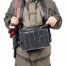 Сумка рыболовная поясная "Yaman" Fishing Belt Bag, 74х22х10 см, цв. сер.камуфляж + 2 кор. LUNO 20, Y-FBB-02