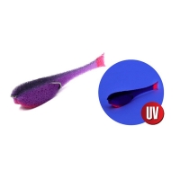 Поролоновая рыбка YAMAN на двойнике, р. 125 мм, цвет 25 UV (5 шт.), Y-P125-25